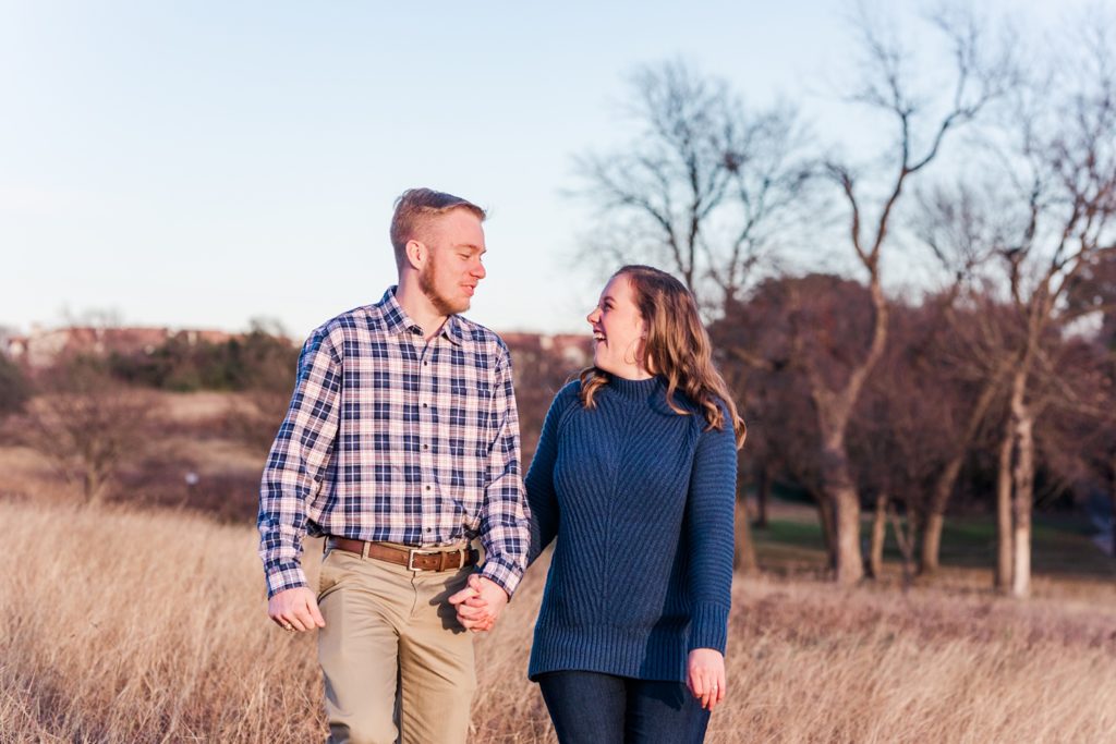 Fall engagement session in Dallas